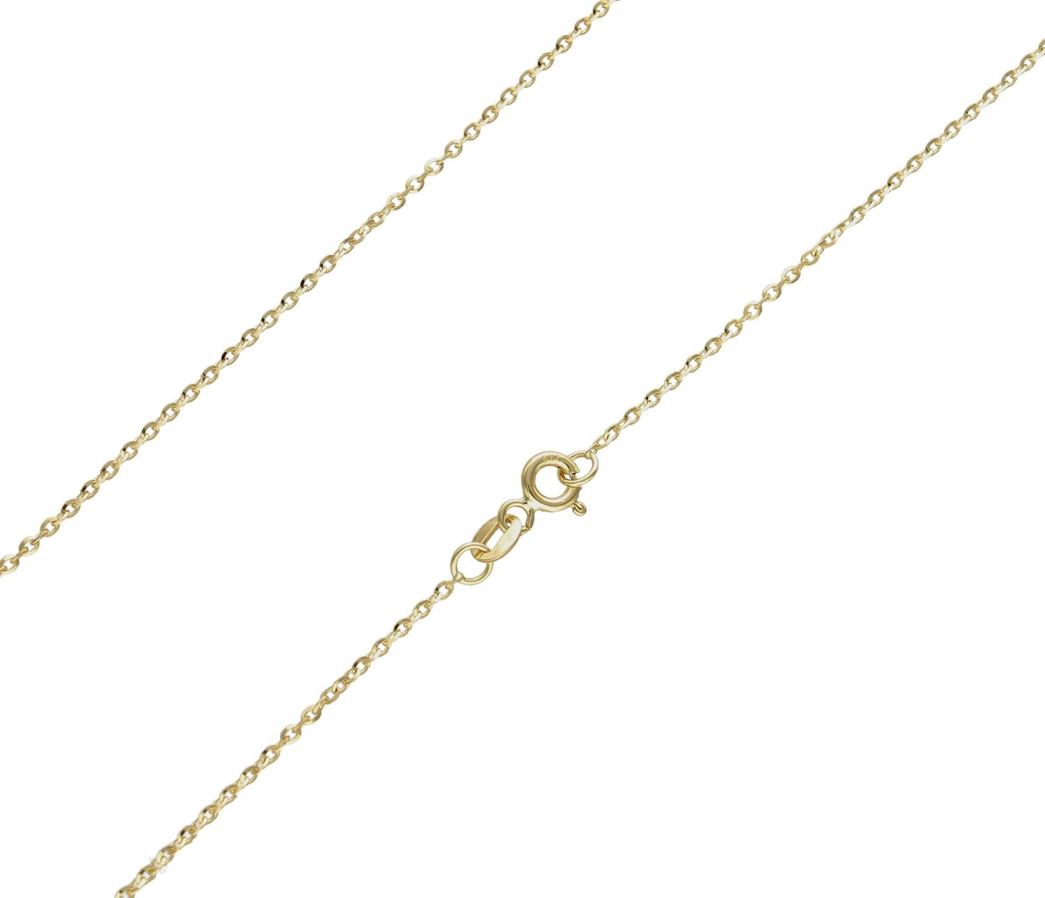 Złoty łańcuszek 585 ankier 1,7 mm DIA-LAN-8097-585 035 1,7mm. Złoty łańcuszek jest uniwersalnym dodatkiem również dla mężczyzny. Wykonany z największą starannością i dbałością o każdy szczegół. Łańcuszek idealny na prezent (.jpg